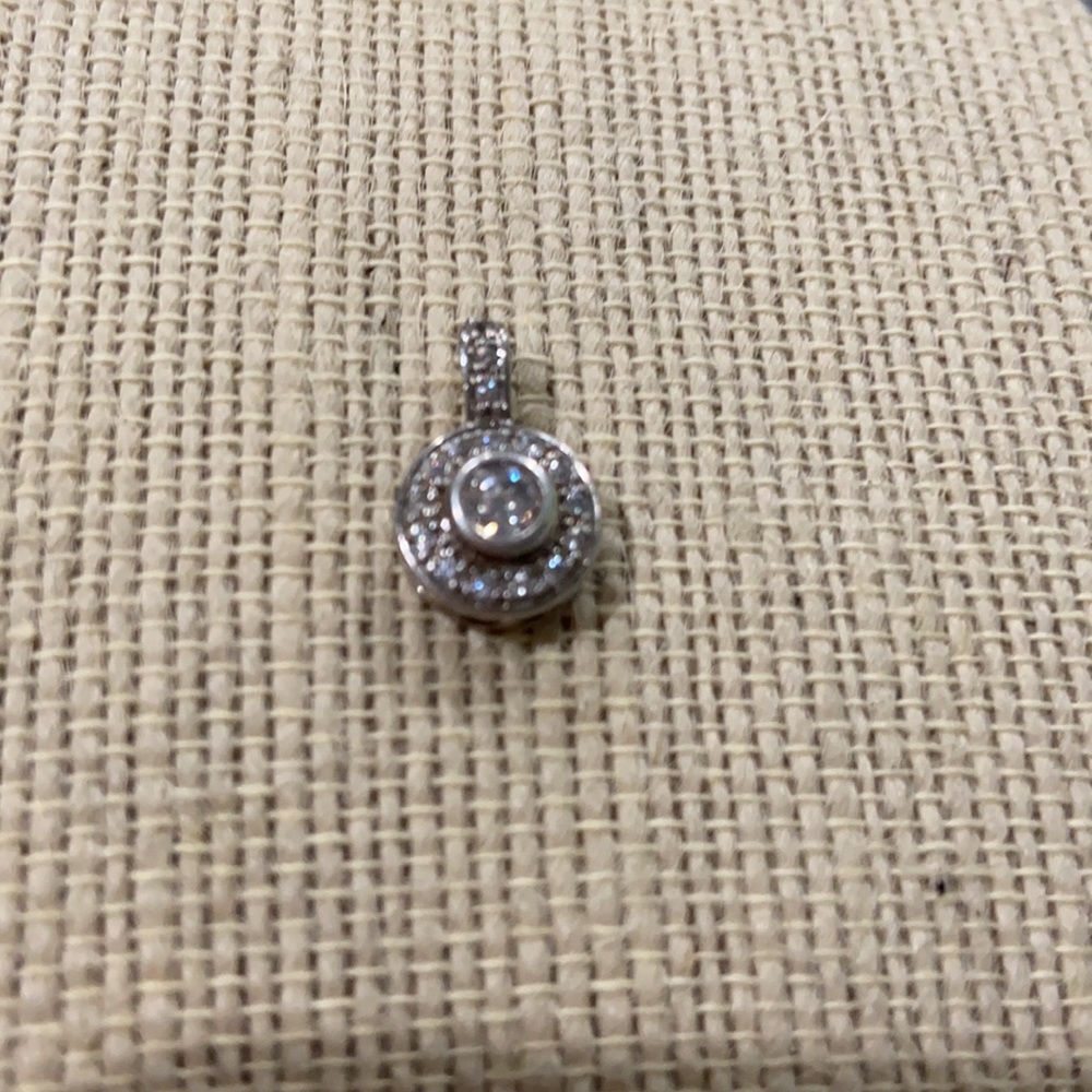 925 Silver and Cubic Diamond Pendant